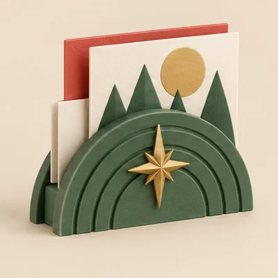 Porta-cartões de Natal